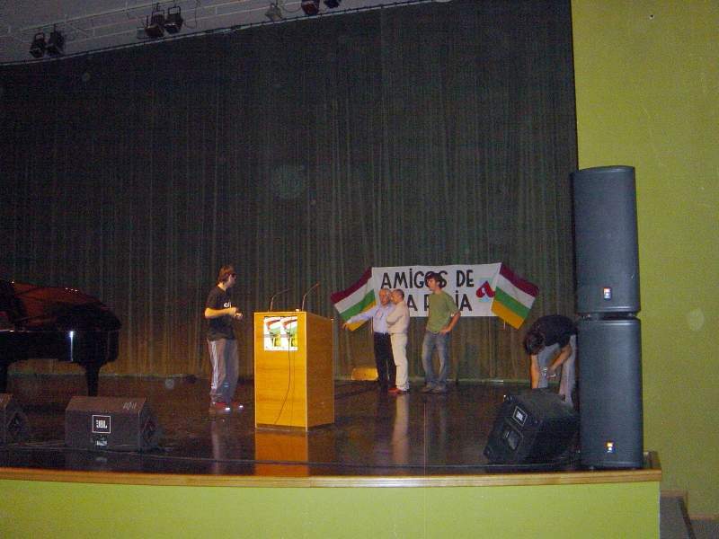 Tramoyistas: Jesús Vicente, Andoni, Alvaro. Foto: Fede