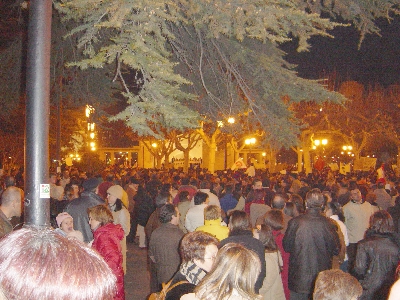 Manifestacin contra la guerra en el Espoln - Foto: Fede