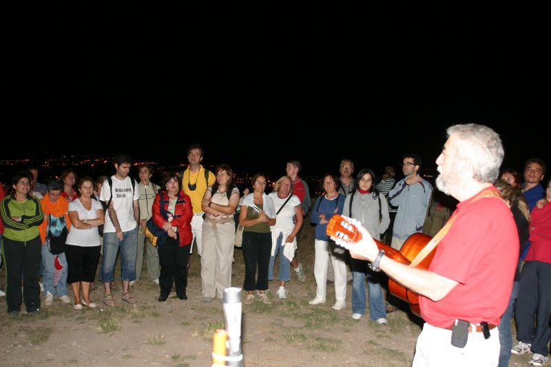 Michel nos alegro la velada. Foto: Fede